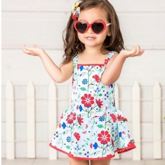 Matilda Jane Other - 12-18M Matilda Jane Americana Bubble Romper Baby Toddler Patriotic Dress